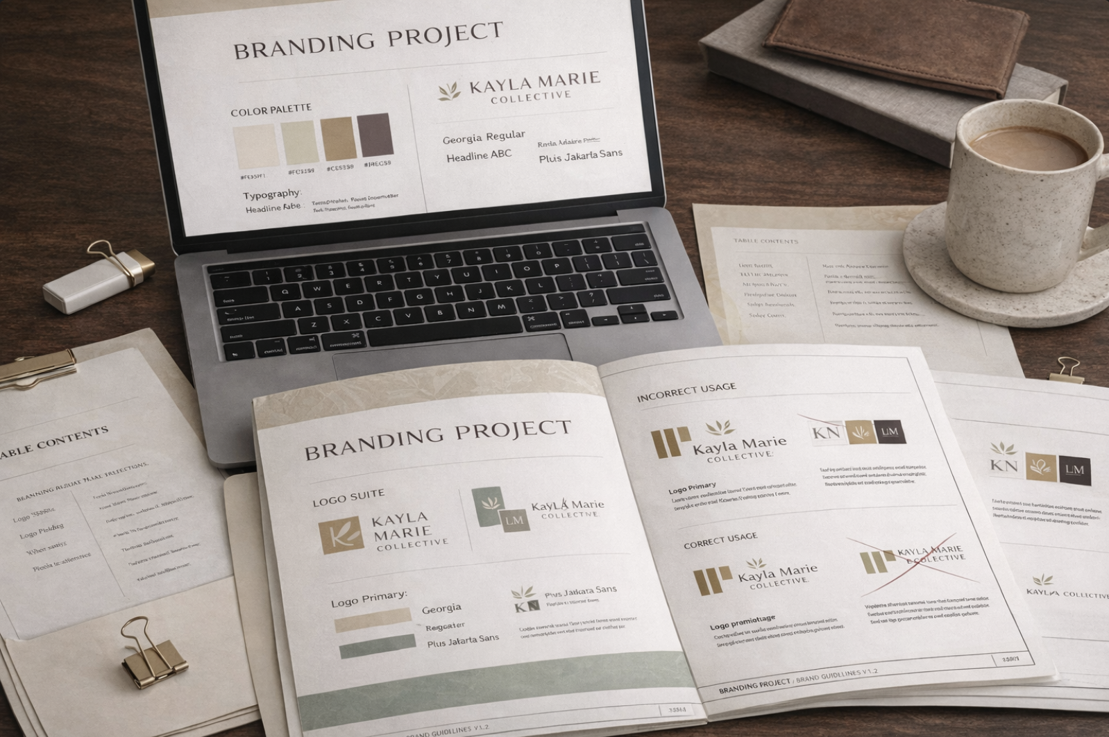 Brand identity delivery and handoff
