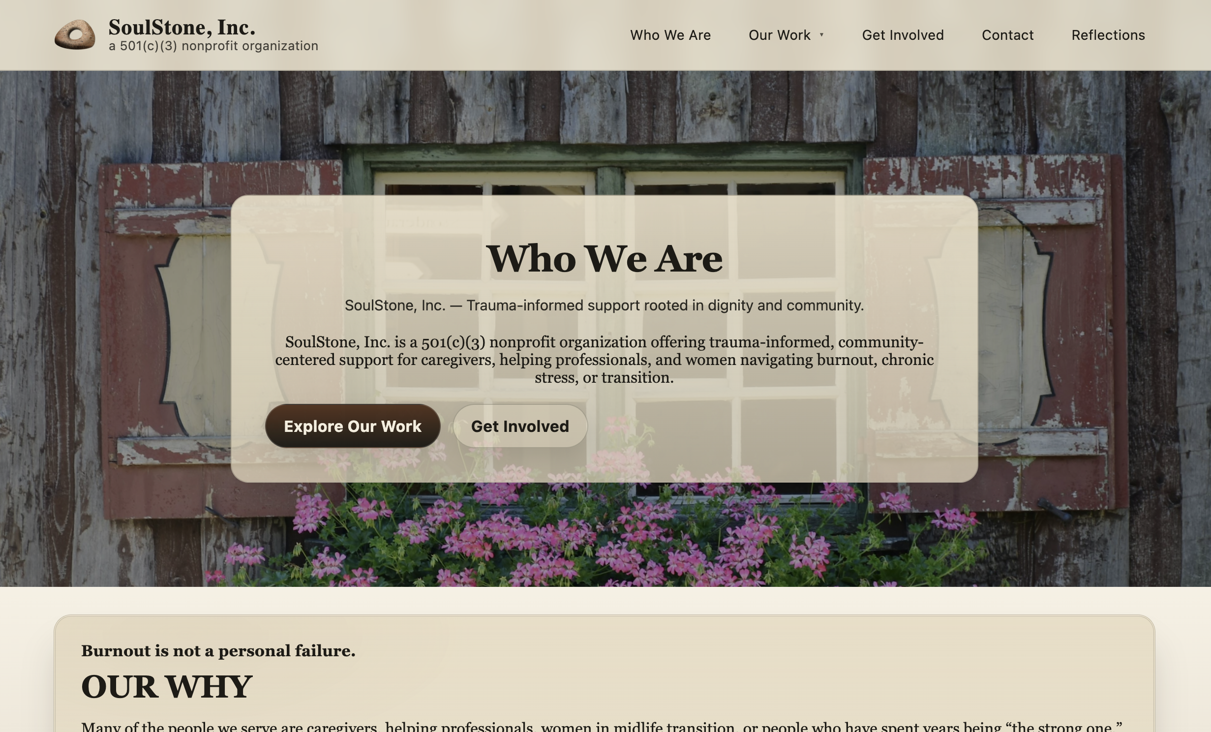 The Reclamation Co website screenshot
