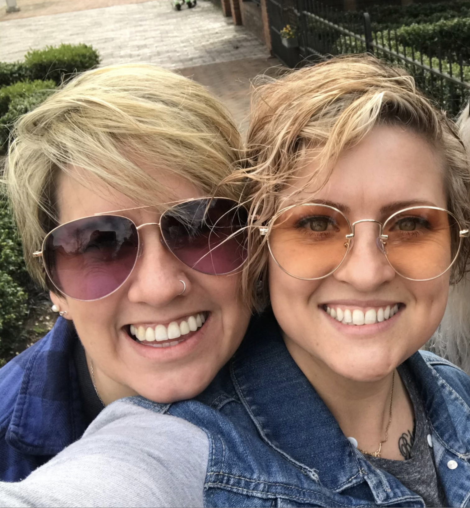 Kayla and Diana smiling together